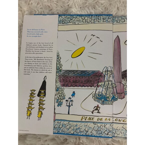 Madeline 75th Anniversary Edition Book By Ludwig Bemelmans With Pop-Up Paris Sce - Picture 8 of 16